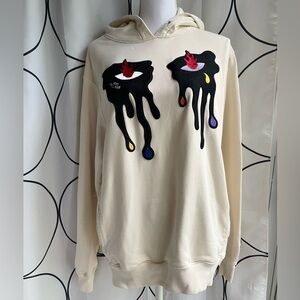Roku Studio | God Will Rise Hoodie | Eggshell | Men’s size Large